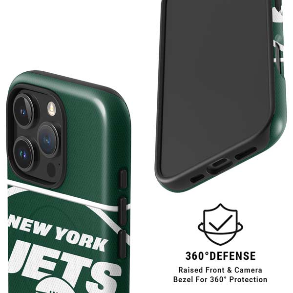 NFL New York Jets Zone Block iPhone 16 Pro Magsafe Impact Case