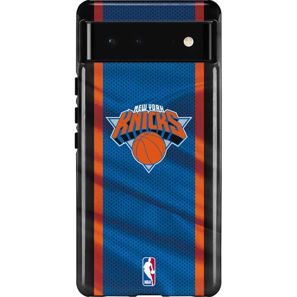 NBA New York Knicks Away Jersey Pixel Cases