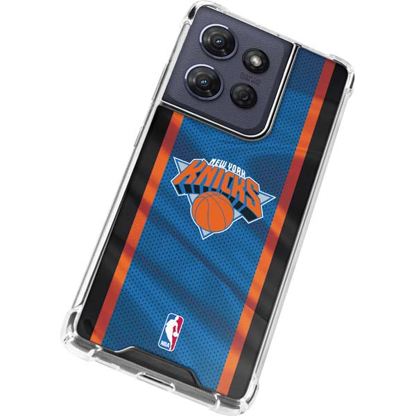 NBA New York Knicks Away Jersey Moto G 5G (2025) Clear Case