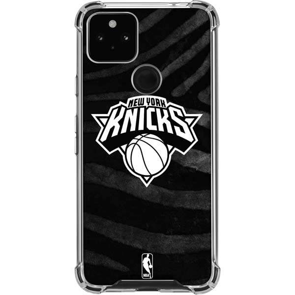 NBA New York Knicks Black Animal Print Pixel Cases