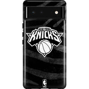NBA New York Knicks Black Animal Print Pixel Cases