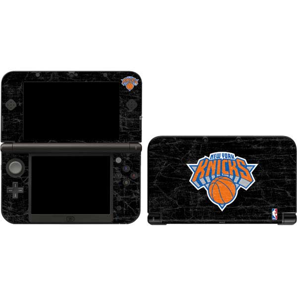 NBA New York Knicks Black Secondary Logo Nintendo Skins