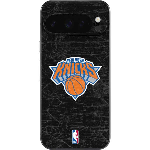 NBA New York Knicks Black Secondary Logo Google Pixel 10 Pro XL Skin