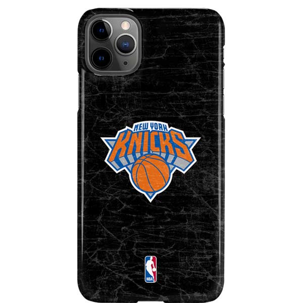 NBA New York Knicks Black Secondary Logo iPhone Cases