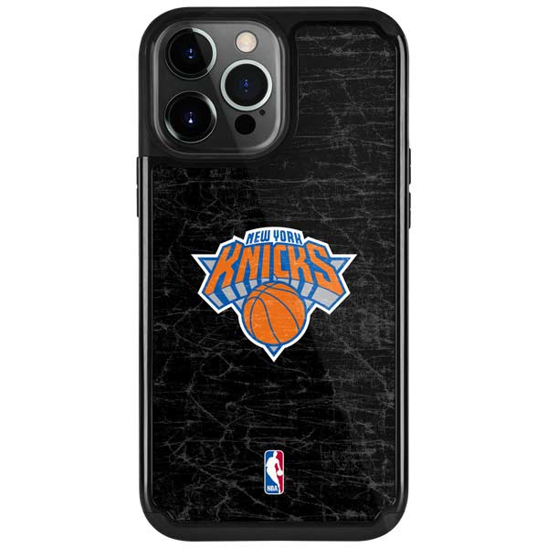 NBA New York Knicks Black Secondary Logo iPhone Cases