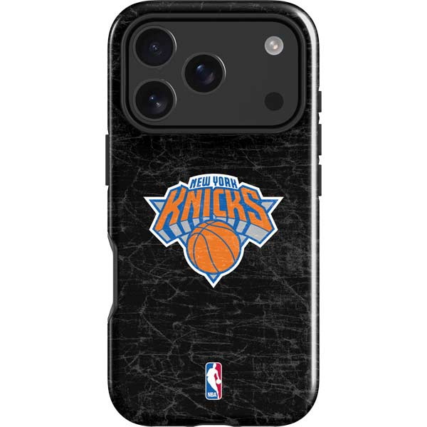 NBA New York Knicks Black Secondary Logo iPhone 17 Pro Max Impact Case