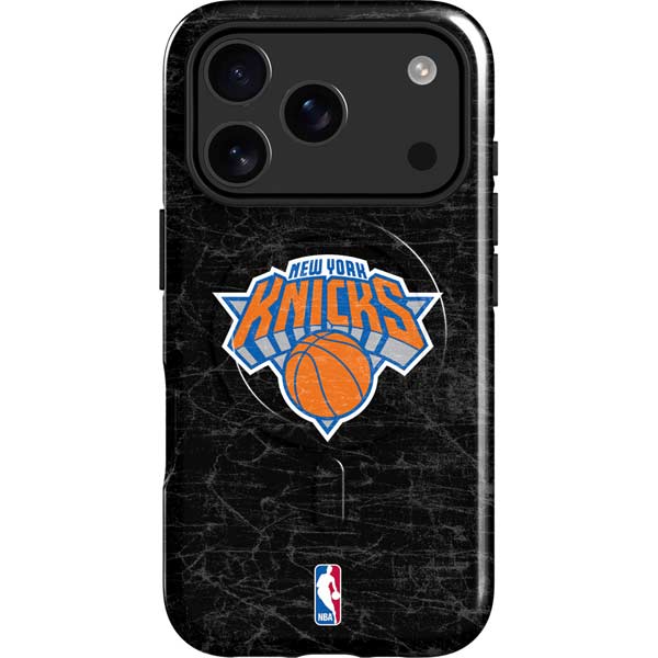 NBA New York Knicks Black Secondary Logo iPhone 17 Pro Max Magsafe Impact Case