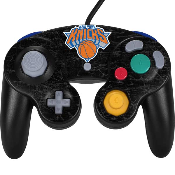 NBA New York Knicks Black Secondary Logo Nintendo Skins