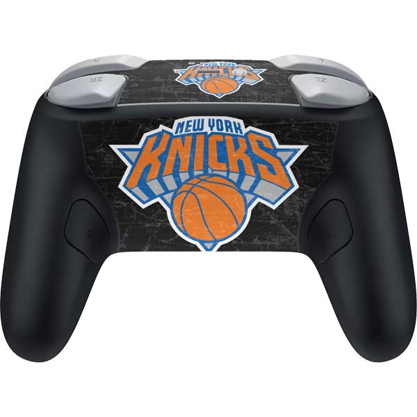 NBA New York Knicks Black Secondary Logo Nintendo Switch 2 (2025) Pro Controller Skin