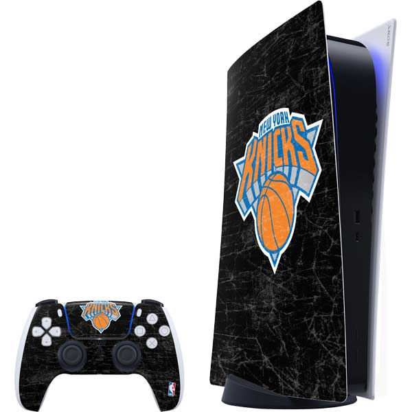NBA New York Knicks Black Secondary Logo PlayStation PS5 Skins