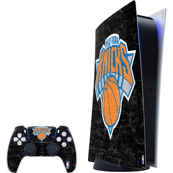 NBA New York Knicks Black Secondary Logo PlayStation PS5 Skins