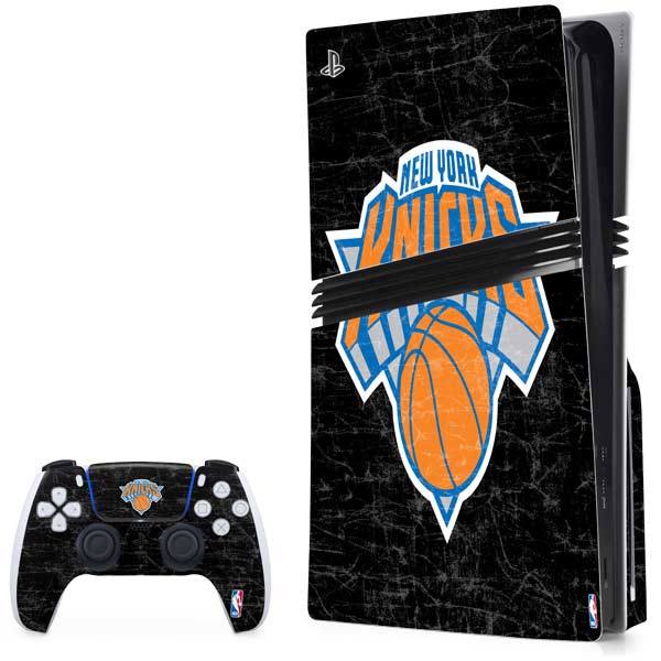 NBA New York Knicks Black Secondary Logo PlayStation PS5 Skins