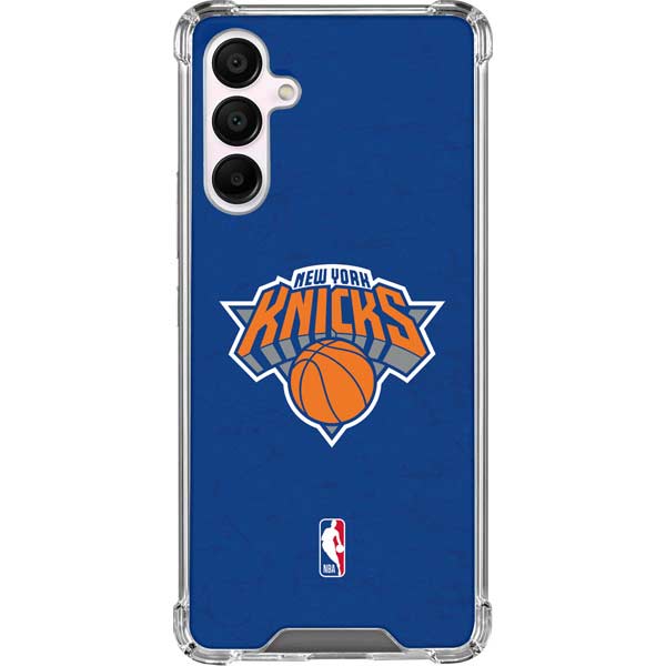 NBA New York Knicks Distressed Galaxy A16 5G Clear Case