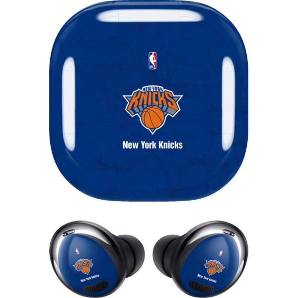 NBA New York Knicks Distressed Galaxy Buds Pro Skin