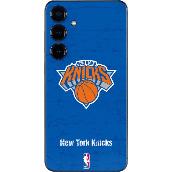 NBA New York Knicks Distressed Galaxy S25 Plus Skin