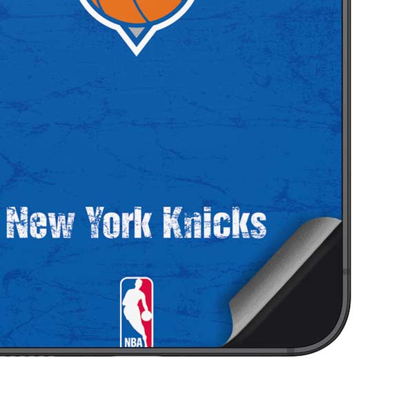 NBA New York Knicks Distressed Galaxy S25 Plus Skin