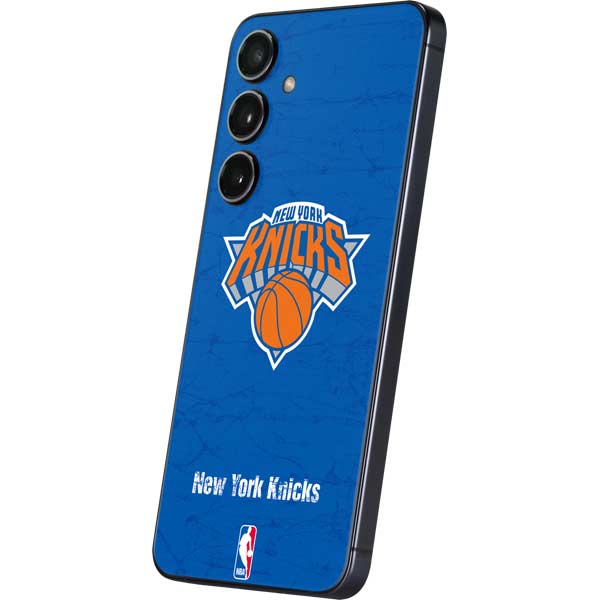 NBA New York Knicks Distressed Galaxy S25 Skin