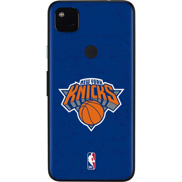 NBA New York Knicks Distressed Google Pixel 4a Skin