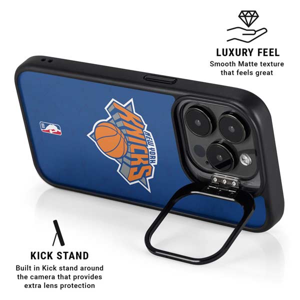 NBA New York Knicks Distressed iPhone 14 Pro Kickstand Case