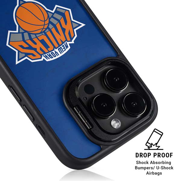 NBA New York Knicks Distressed iPhone 14 Pro Kickstand Case