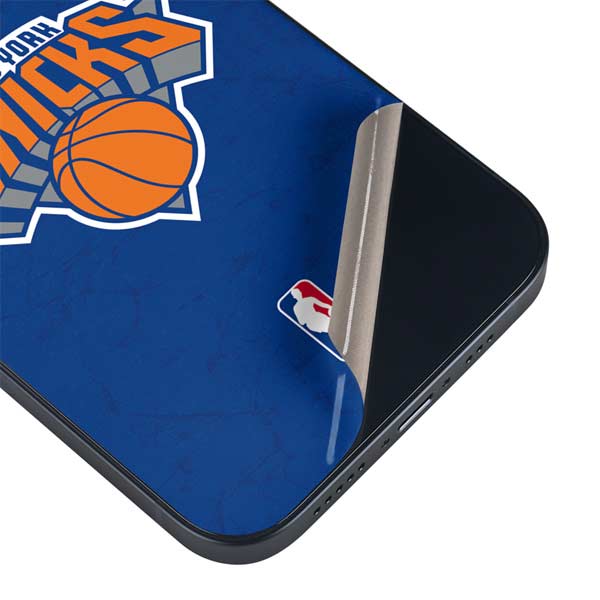 NBA New York Knicks Distressed iPhone 15 Plus Skin