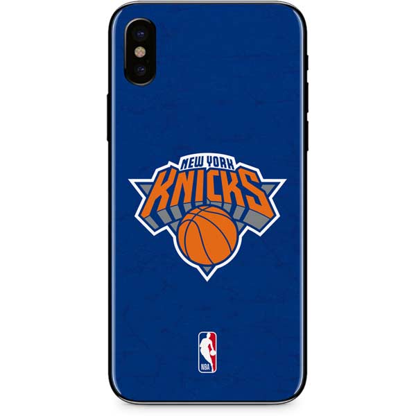 NBA New York Knicks Distressed iPhone XS Skin