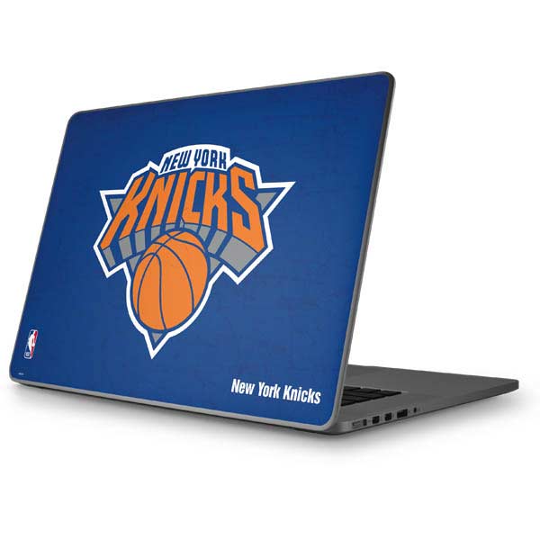NBA New York Knicks Distressed Apple MacBook Pro 17-inch Skin