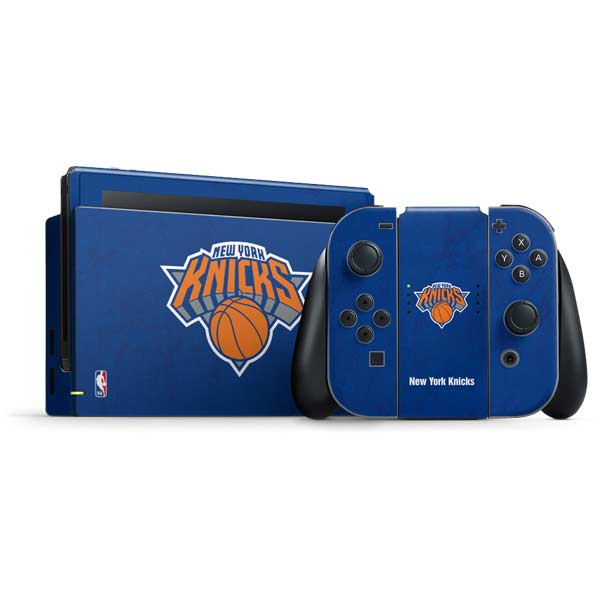 NBA New York Knicks Distressed Nintendo Skins
