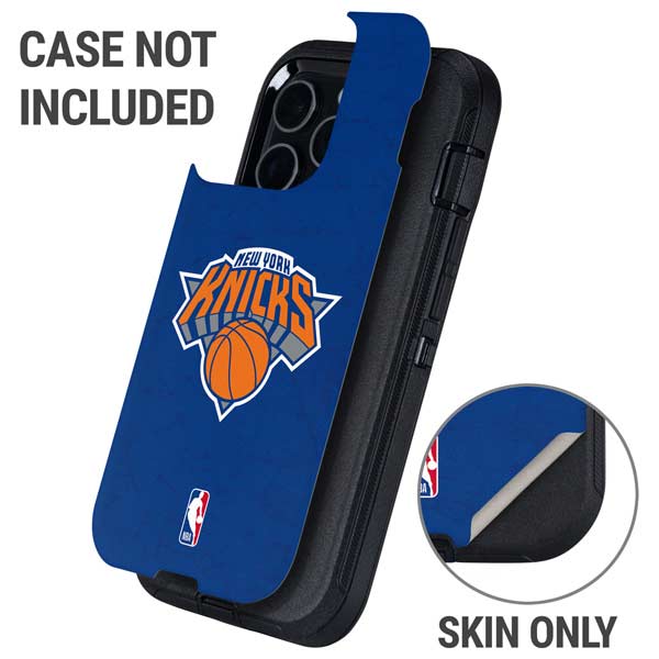 NBA New York Knicks Distressed Otterbox Defender iPhone Skin