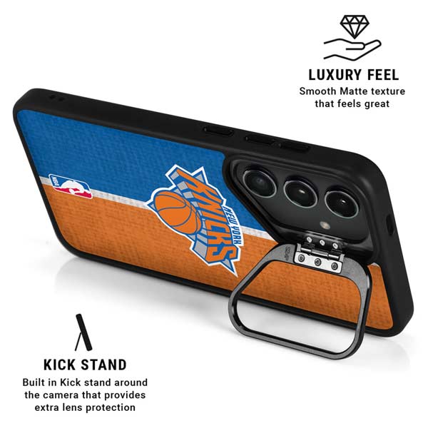 NBA New York Knicks Canvas Galaxy S26 Ultra Kickstand Case