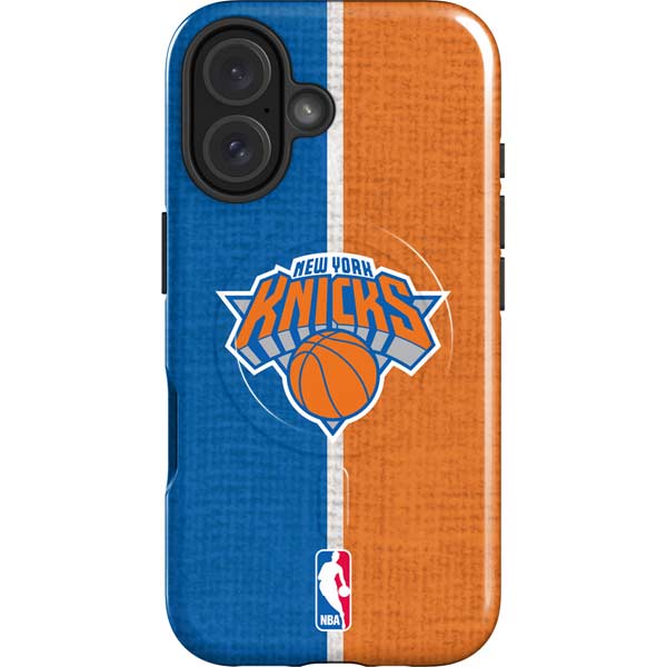 NBA New York Knicks Canvas iPhone 16 Magsafe Impact Case
