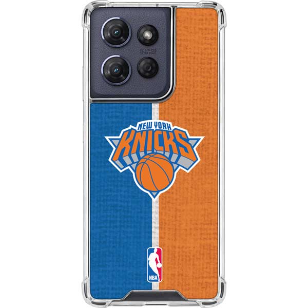 NBA New York Knicks Canvas Moto G Power 5G (2025) Clear Case