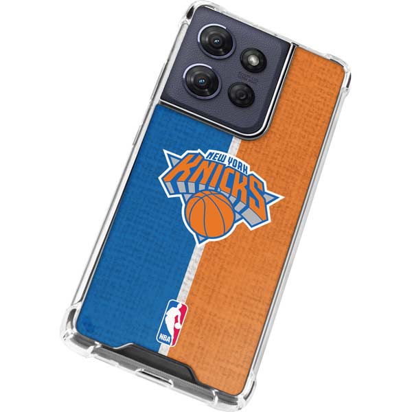 NBA New York Knicks Canvas Moto G Power 5G (2025) Clear Case