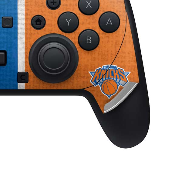 NBA New York Knicks Canvas Nintendo Switch 2 (2025) Pro Controller Skin