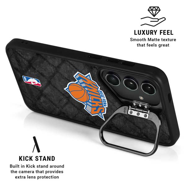 NBA New York Knicks Dark Rust Galaxy S26 Ultra Kickstand Case