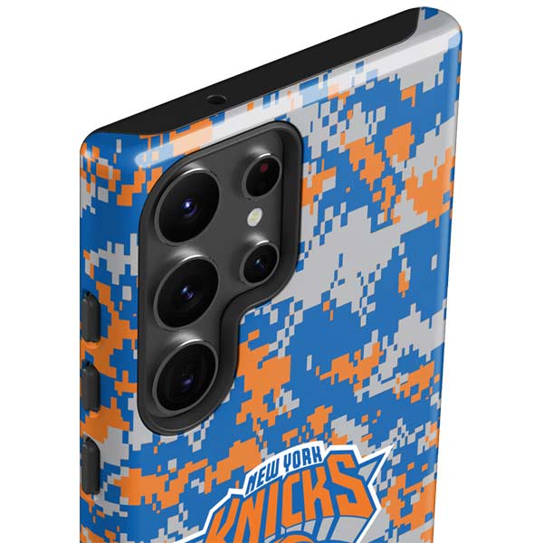 NBA New York Knicks Digi Camo Galaxy S23 Ultra Pro Case