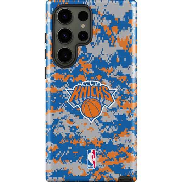 NBA New York Knicks Digi Camo Galaxy S23 Ultra Pro Case