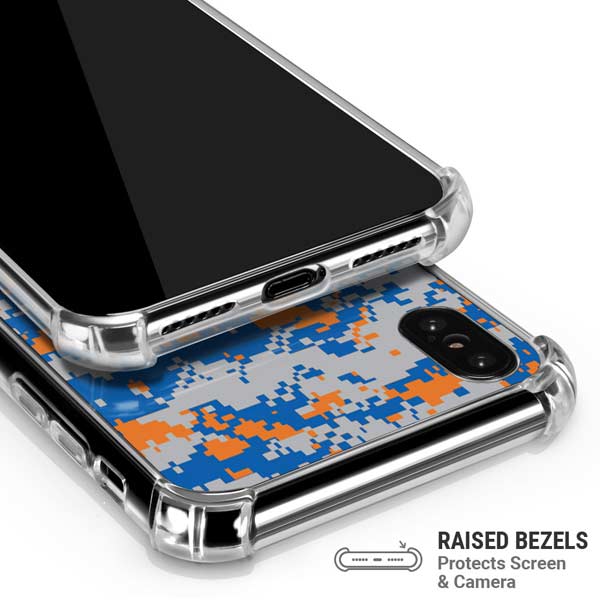 NBA New York Knicks Digi Camo iPhone X/XS Clear Case