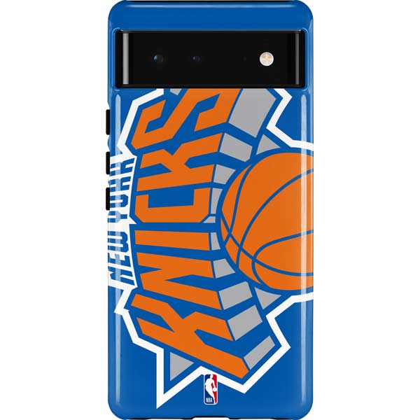 NBA New York Knicks Large Logo Pixel Cases