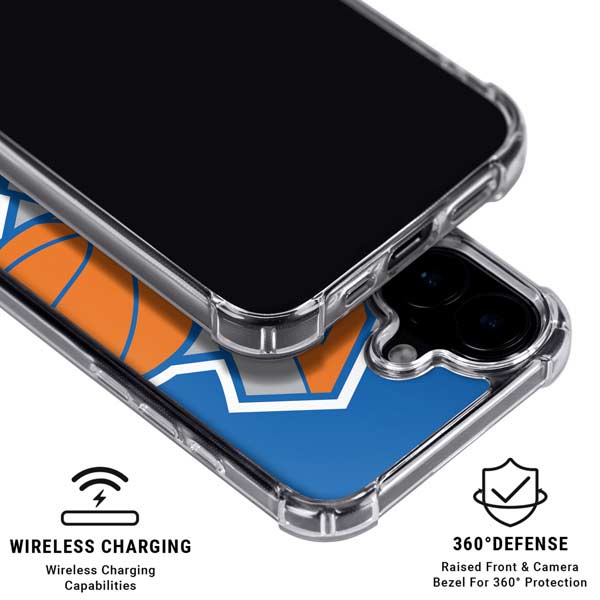 NBA New York Knicks Large Logo iPhone 16 Plus MagSafe Case