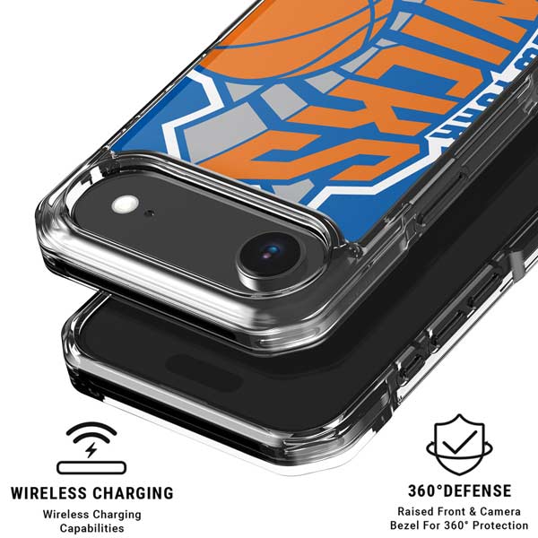 NBA New York Knicks Large Logo iPhone 17 Air Clear Case