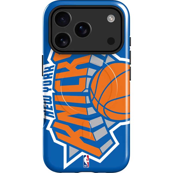 NBA New York Knicks Large Logo iPhone 17 Pro Max Magsafe Impact Case