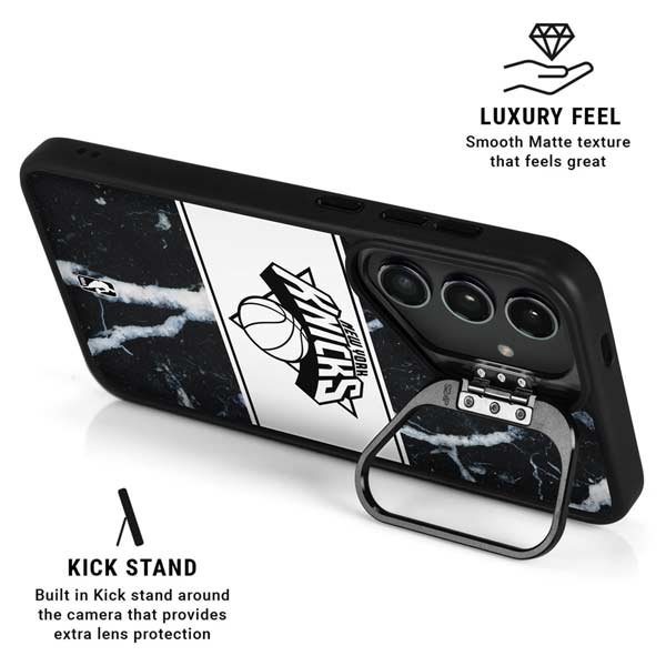 NBA New York Knicks Marble Galaxy S26 Ultra Kickstand Case