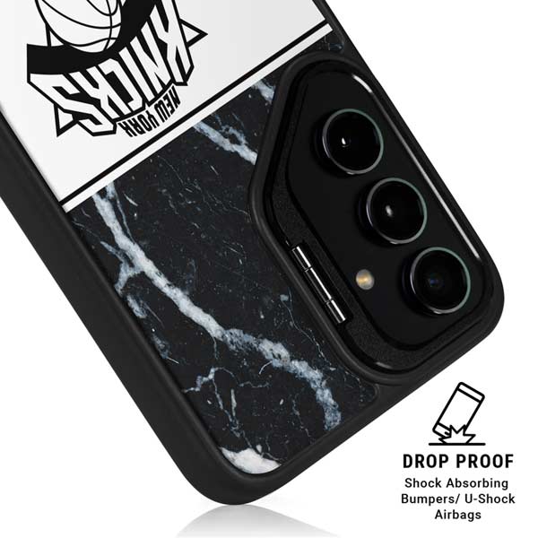 NBA New York Knicks Marble Galaxy S26 Ultra Kickstand Case