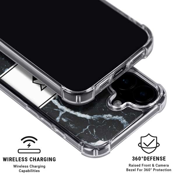 NBA New York Knicks Marble iPhone 17 Clear Case