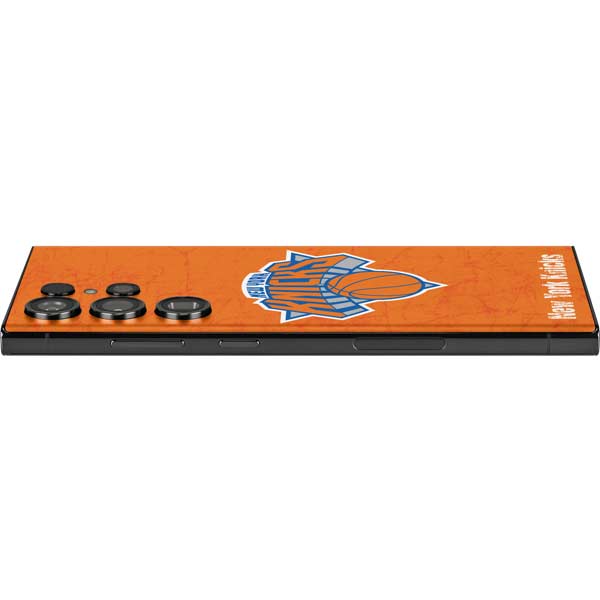 NBA New York Knicks Orange Primary Logo Galaxy Skins