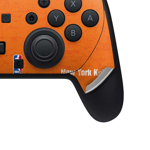 NBA New York Knicks Orange Primary Logo Nintendo Switch 2 (2025) Pro Controller Skin