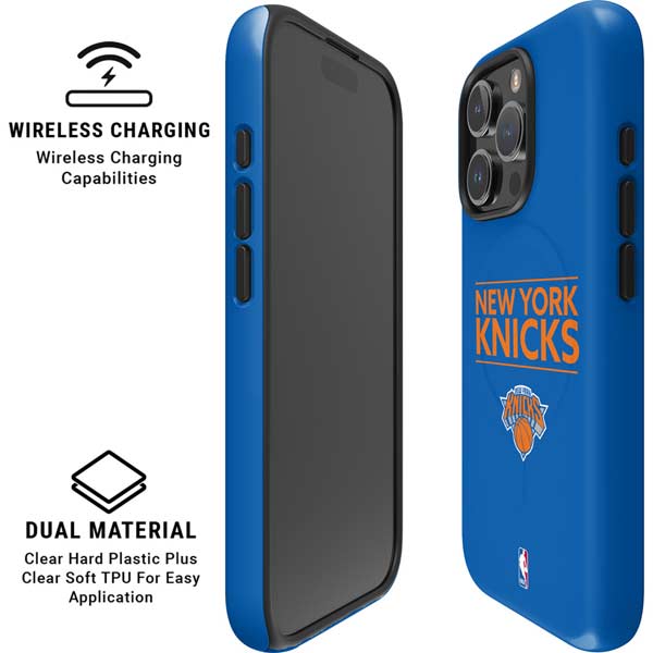 NBA New York Knicks Standard - Blue iPhone 16 Pro Max Magsafe Impact Case
