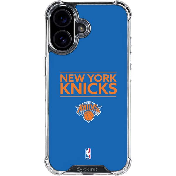 NBA New York Knicks Standard - Blue iPhone 17 Clear Case