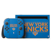 NBA New York Knicks Standard - Blue Nintendo Switch 2 (2025) with Joy-Con Skin